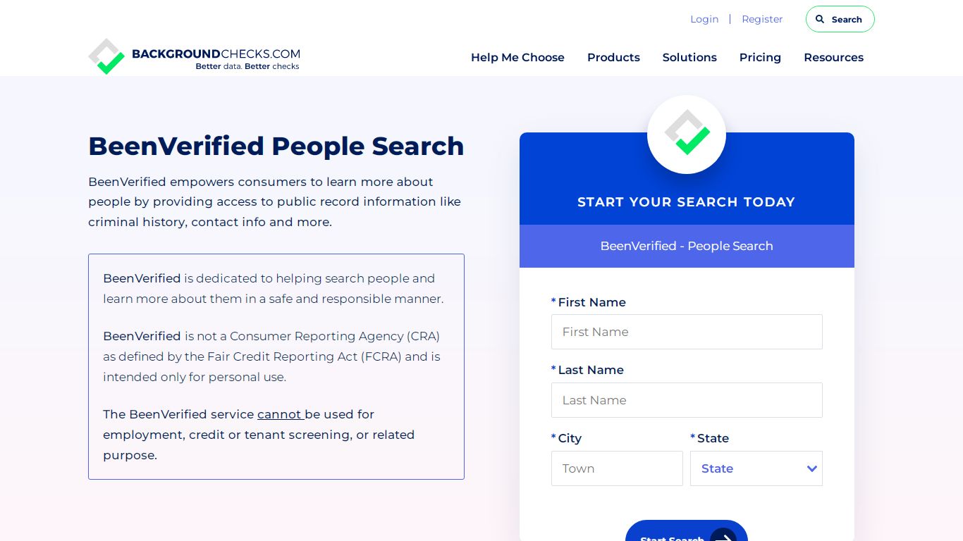 BeenVerified People Search - background checks